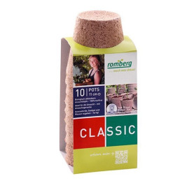 Pack de 10 Pots biodégradables 11 cm